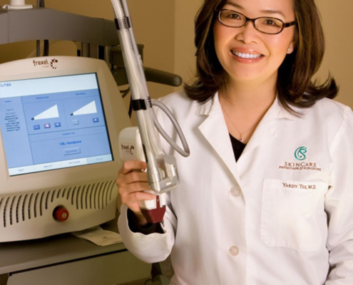 Dr with instrument