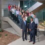Pharmacy Group on stairs