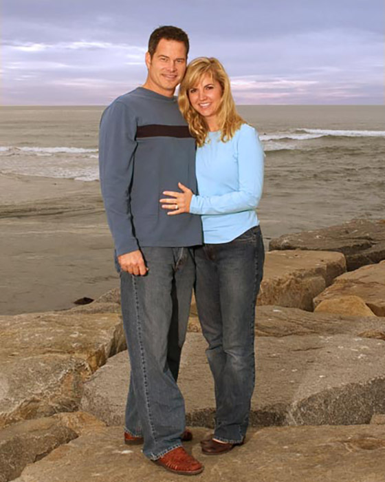 couple at beacj