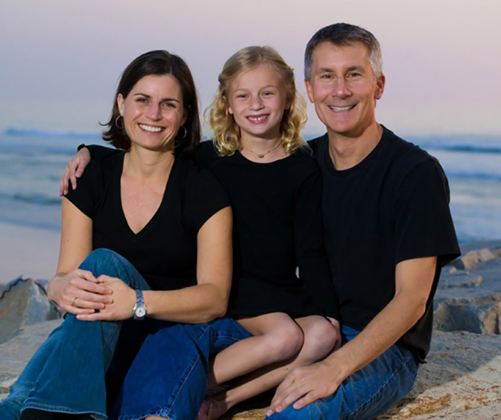 famil at beach 2